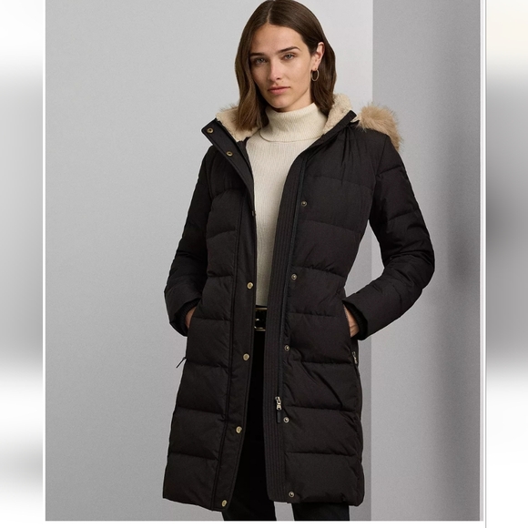 Ralph Lauren Winter Coat Size Medium Petite - Picture 2 of 9